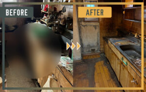 神奈川県のアパートでの孤独死現場特殊清掃