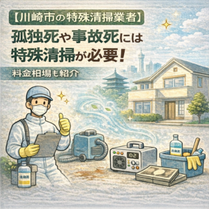 【川崎市の特殊清掃業者】孤独死や事故死には特殊清掃が必要！料金相場も紹介