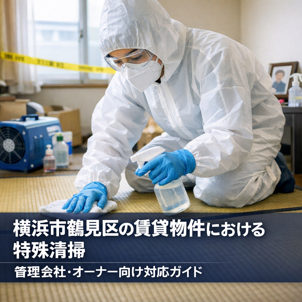 横浜市鶴見区の賃貸物件における特殊清掃｜管理会社・オーナー向け対応ガイド