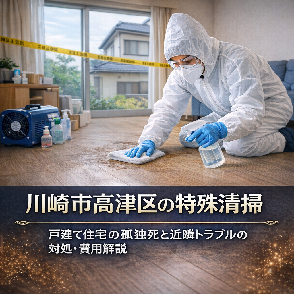 川崎市高津区の特殊清掃｜戸建て住宅の孤独死と近隣トラブルの対処・費用解説