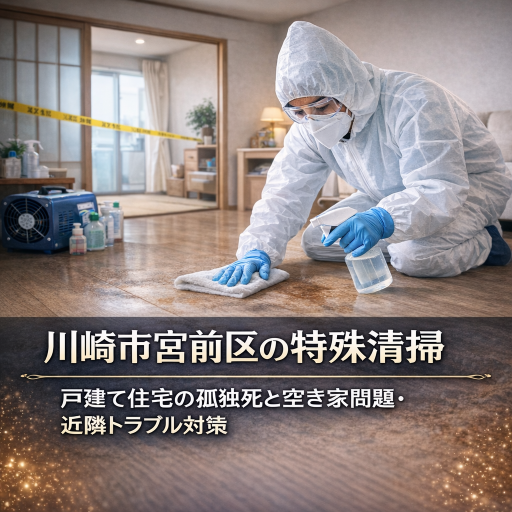 川崎市宮前区の特殊清掃｜戸建て住宅の孤独死と空き家問題・近隣トラブル対策