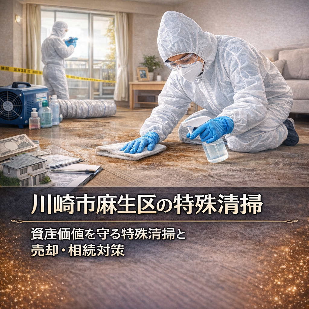 川崎市麻生区の特殊清掃｜資産価値を守る特殊清掃と売却・相続対策