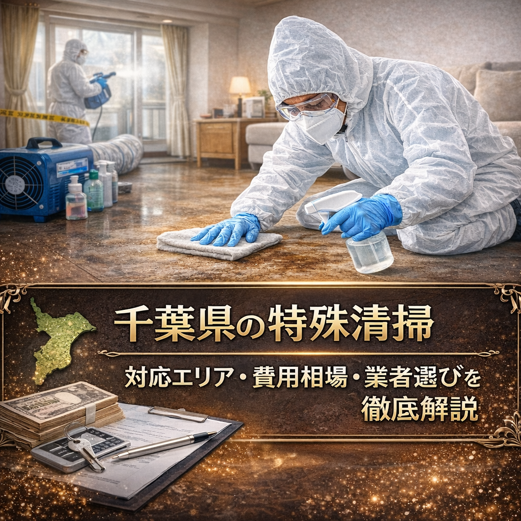 千葉県の特殊清掃｜対応エリア・費用相場・業者選びを徹底解説